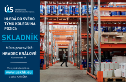 Hledáme do Hradce Králové pracovníka na pozici SKLADNÍK