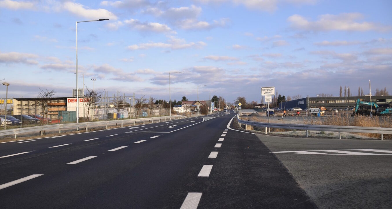 Stavba silnice II/327 Zábědov – Nový Bydžov